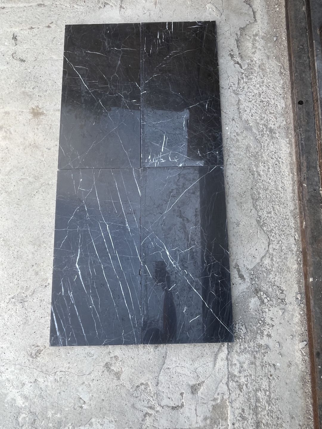 Təbii qara mərmər plitə (60×30 sm) — Plitka və örtü materialları, Bakı