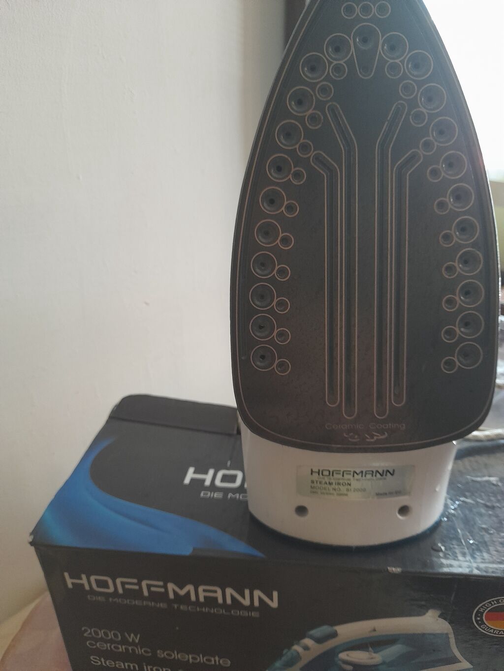Hoffmann buxarlı ütü – Model: SI 2000 - Güc: 2000 W - Altlıq: Keramik — Elektronika, Bakı (2)
