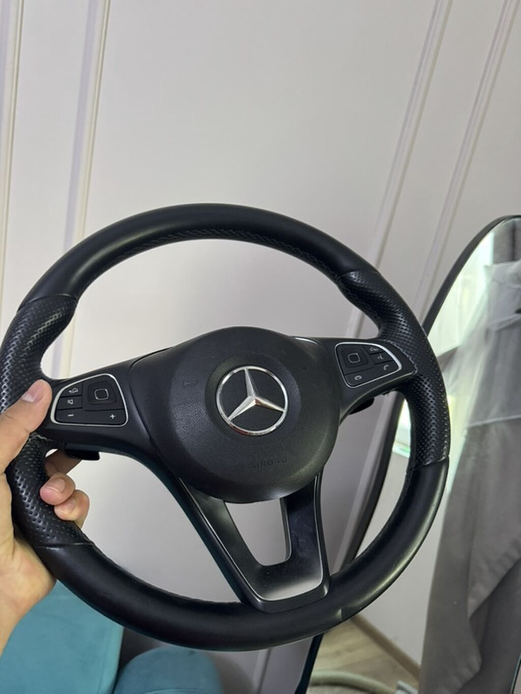 Mercedes-Benz sükan çarxı – orijinal - Model: 3-şüalı Mercedes-Benz — Ehtiyat hissələri, Qobu