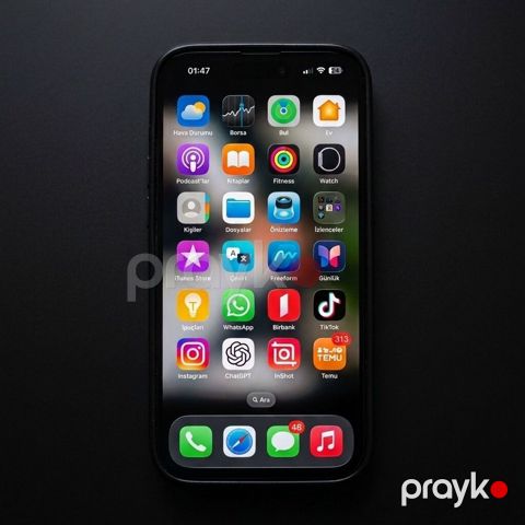 IPhone 14 Pro, 256 GB, White Titanium, Barmaq izi, Face ID