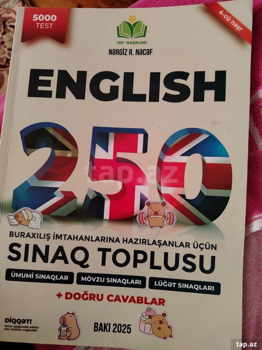İngilis dili test toplusu N. Nəcəf - 1