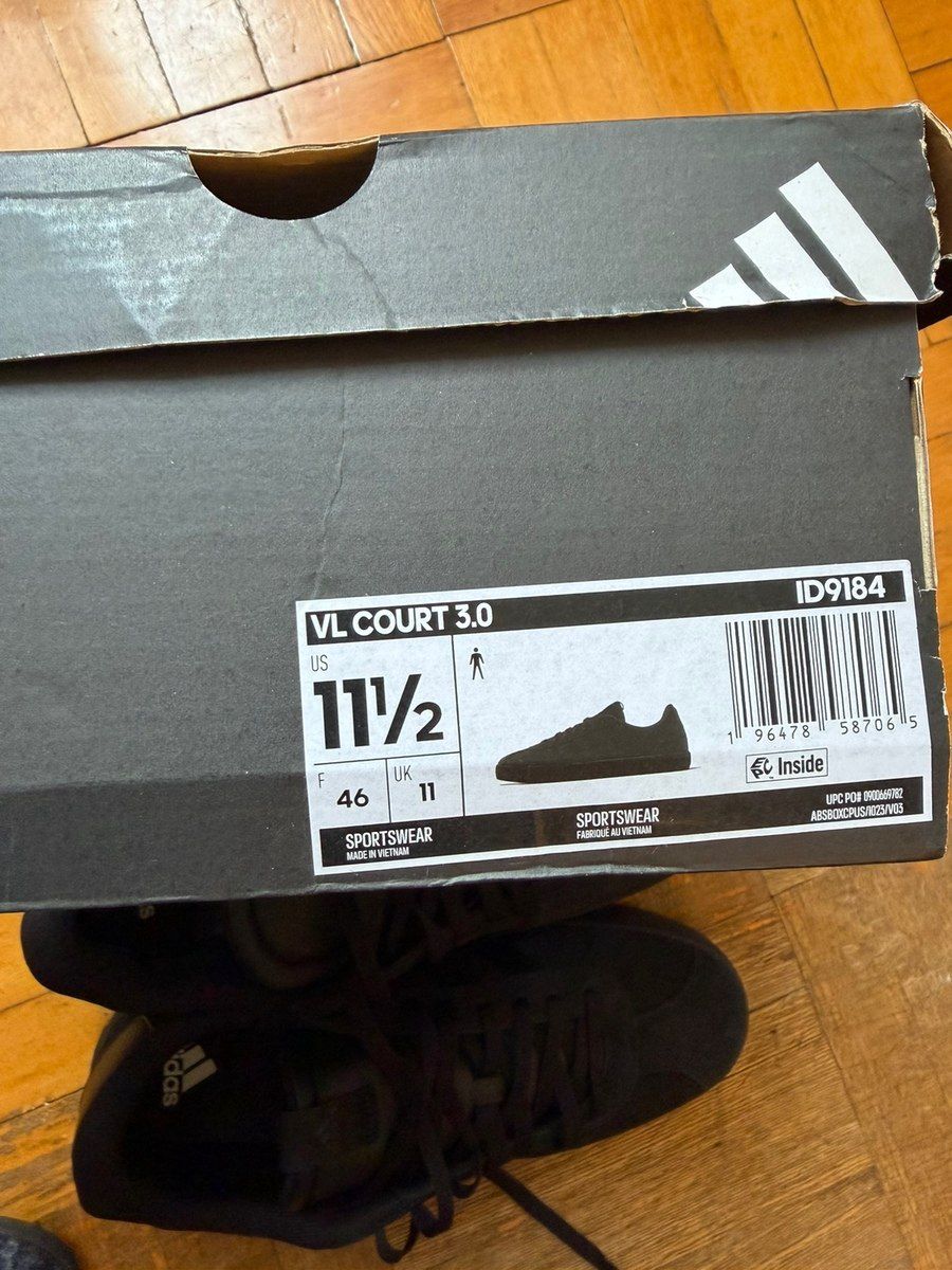 Adidas VL COURT 3.0 Black idman ayaqqabısı — Şəxsi əşyalar, Bakı (7)