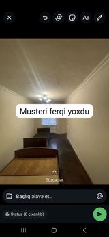 Nərimanov 45 nömrəli məktəbin yanında metroya yaxın 2 otaqlı bina 5/1 — Şərəf xanım