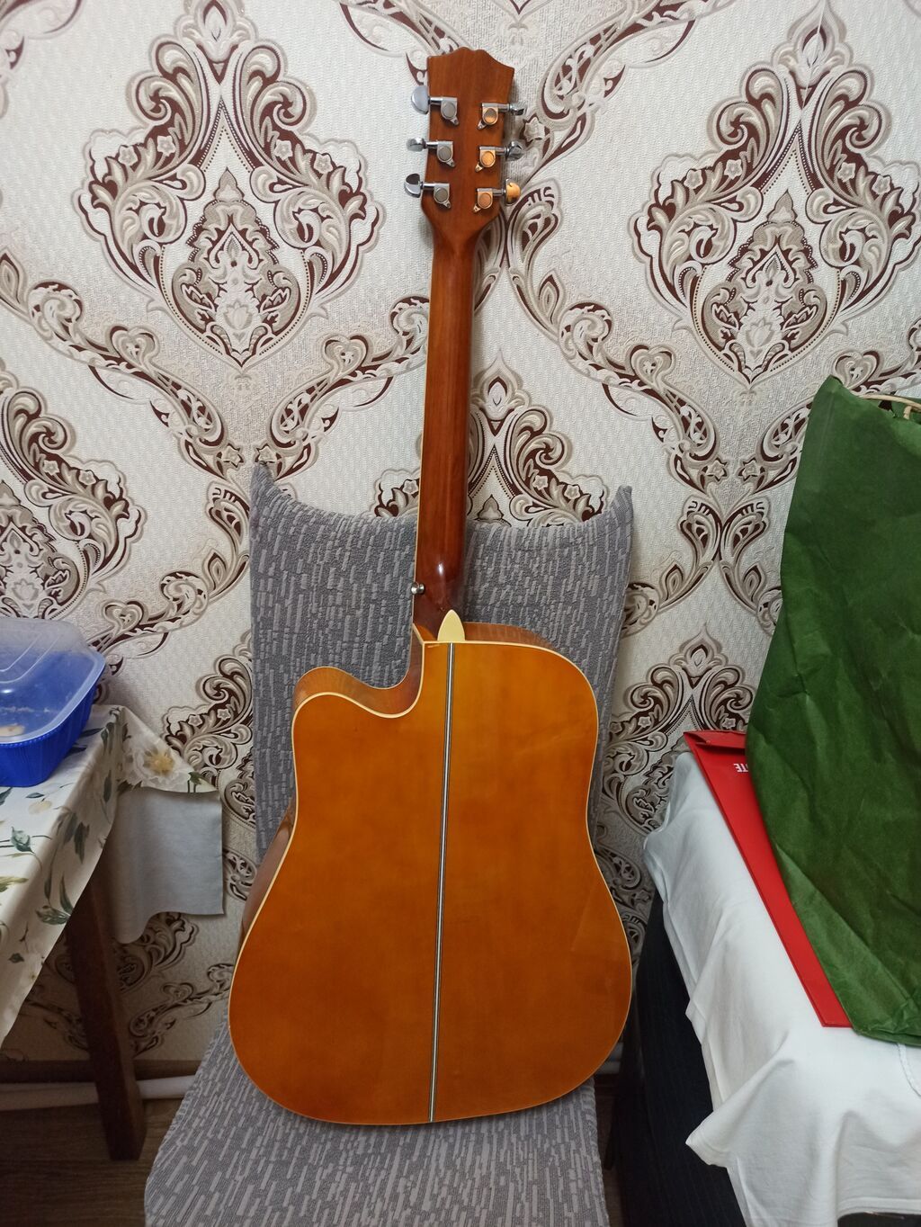 Smiger Gah61n Akustik gitara satılır. Az istifadə olunub. Sınığı — Musiqiə alətləri, Bakı (2)
