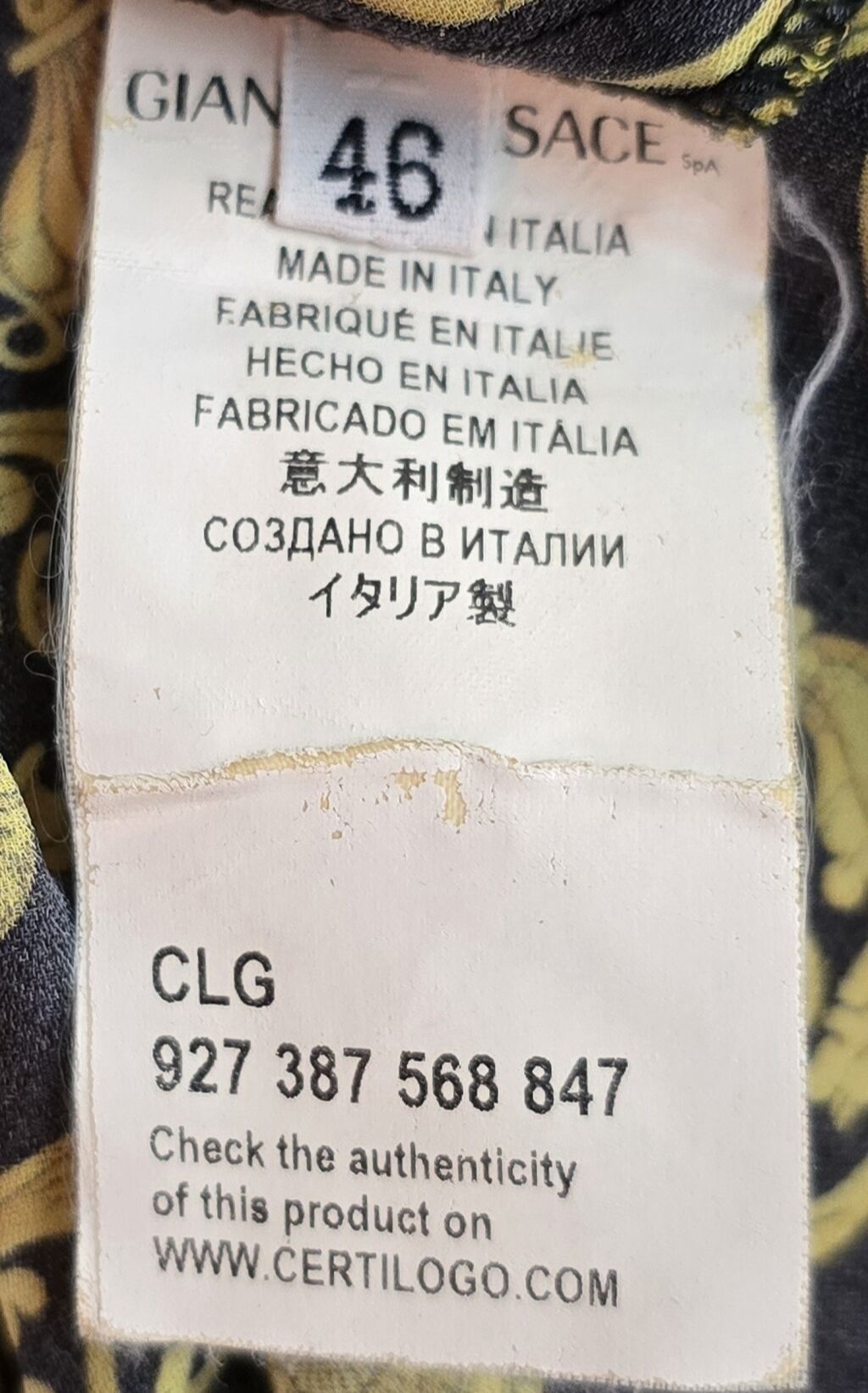 Köynək, Versace, rəng - Qara — Şəxsi əşyalar, Bakı (3)