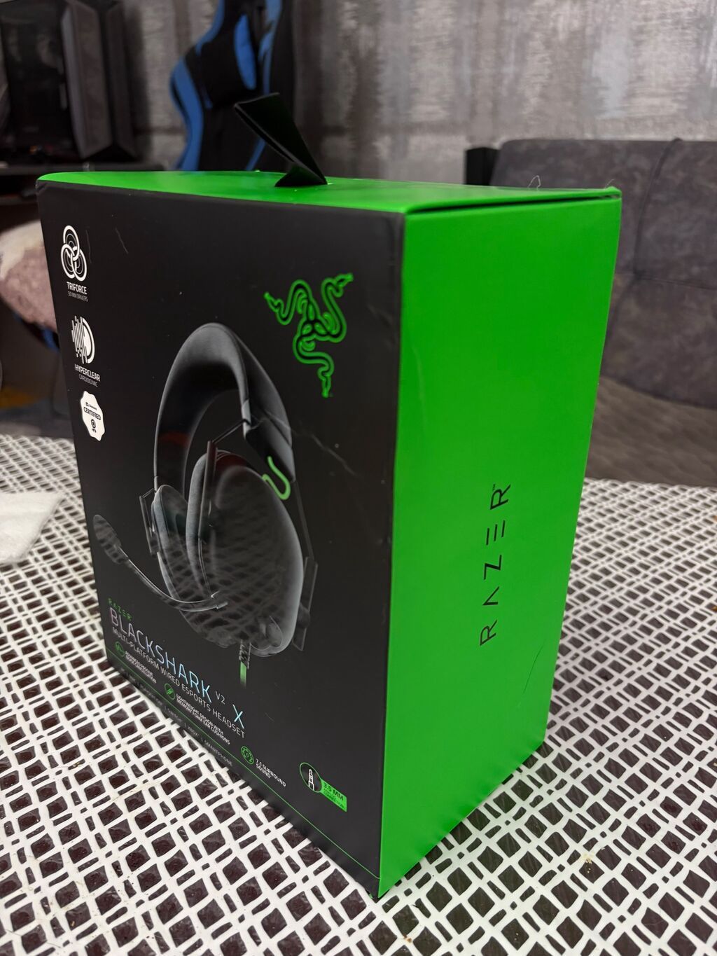 ​Razer BlackShark V2 X wired gaming headset satılır. Qulaqlıqlar — Elektronika, Bakı
