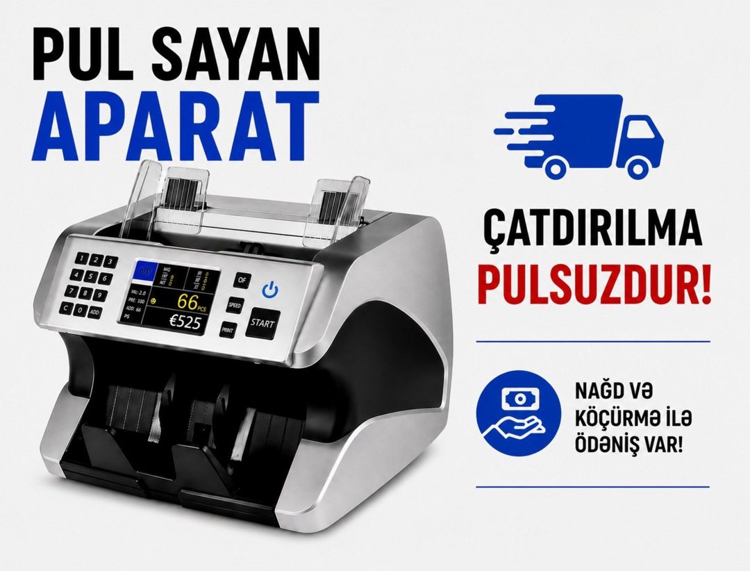 Pul sayan aparat — Mallar, Bakı