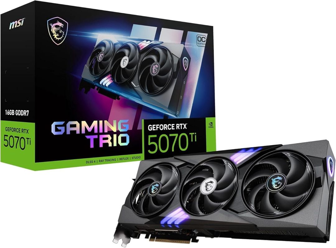 MSI Gaming Trio RTX 5070 Ti 16GB OC Edition — Elektronika, Bakı