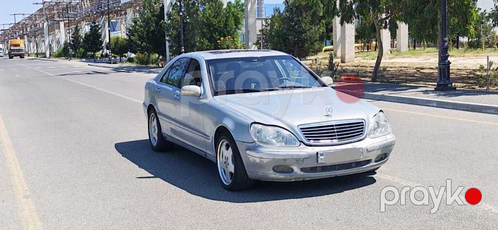 Mercedes S 320, 3.2 L, 2000 il, 201 500 km — Avtomobillər, Bakı (2)