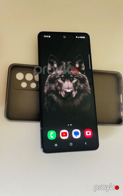 Samsung Galaxy A52, 128 GB, rəng - Qara, Barmaq izi, İki sim kartlı, Face ID