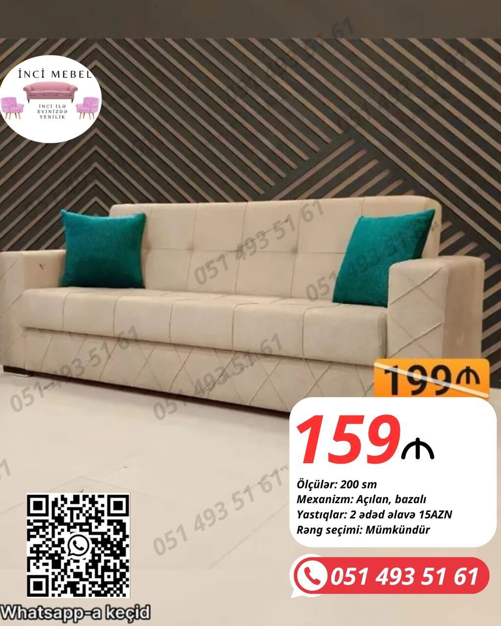 Divan-kravat, Yeni, Açılan, Bazalı, Parça, Rayonlara çatdırılma