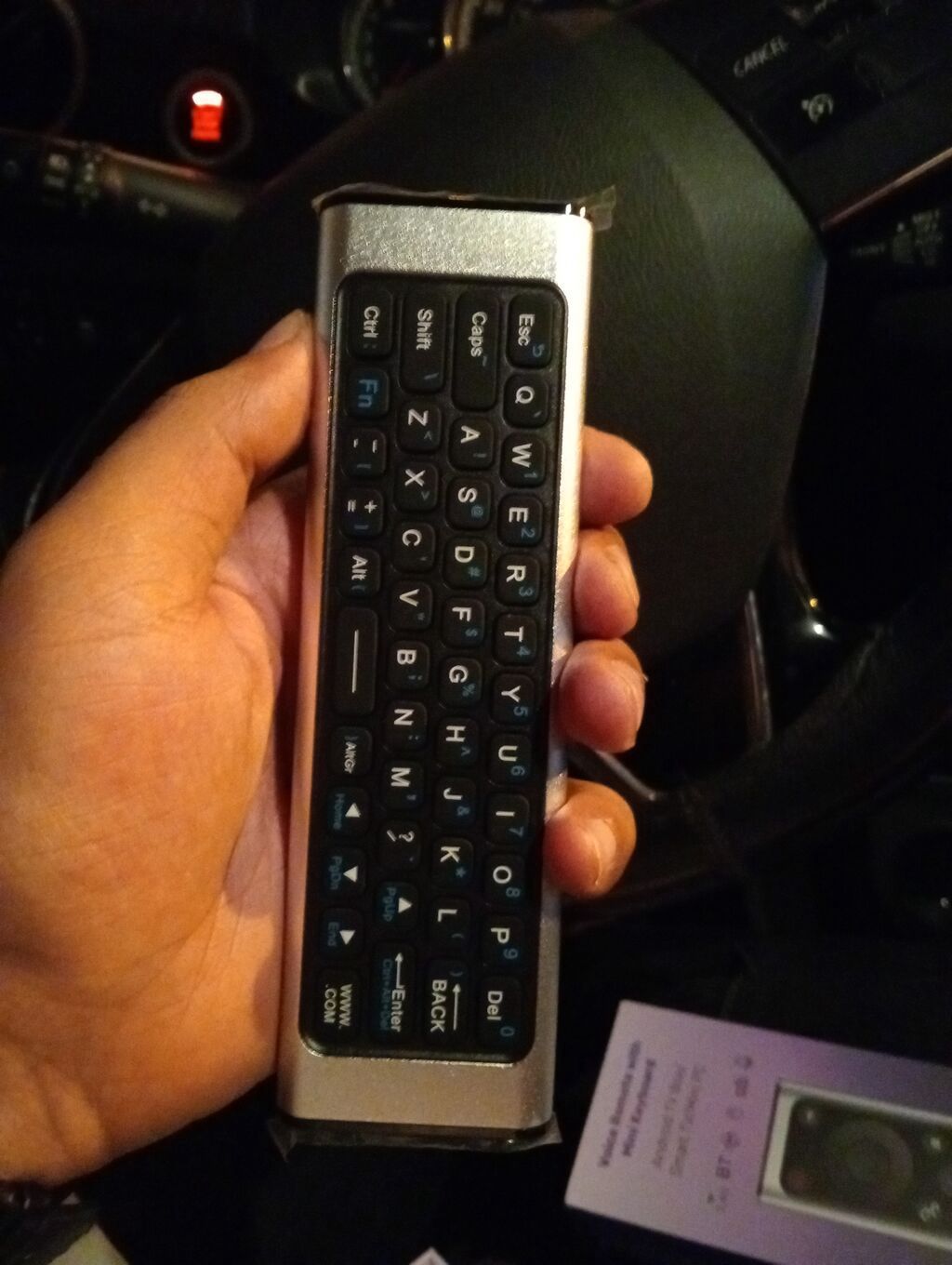 2.4G mini klaviatura və air mouse pult — Portativ oyun konsoləri, Bakı (2)