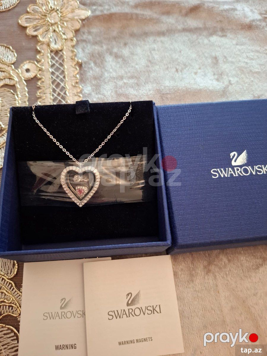 Gümüş boyunbağı Swarovski — Şəxsi əşyalar, Bakı (3)