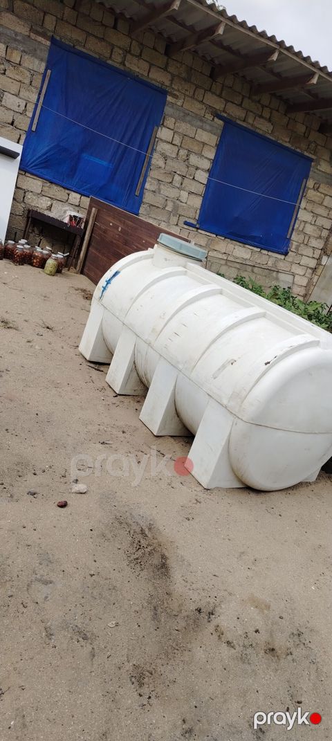 Plastik horizontal su çəni - qalın divarlı polietilen — Digah
