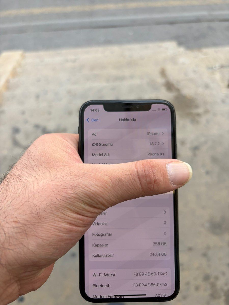 Apple iPhone XS Space Gray 256GB/4GB — Smartfonlar, Bakı (7)