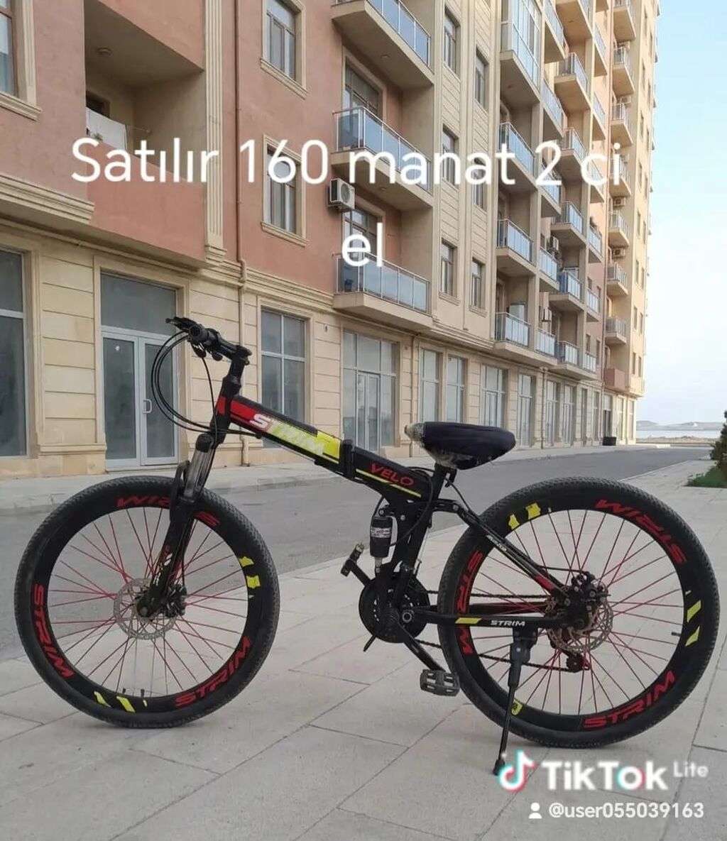 Qatlanan dağ velosipedi – STRIM VELO Xüsusiyyətlər: - Qatlana bilən — Dağ velosipedləri, Digah (5)