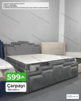 Məhsul: Yumşaq başlıqlı çarpayı Ölçü: 160×200 sm Xüsusiyyətlər: - — Furniture