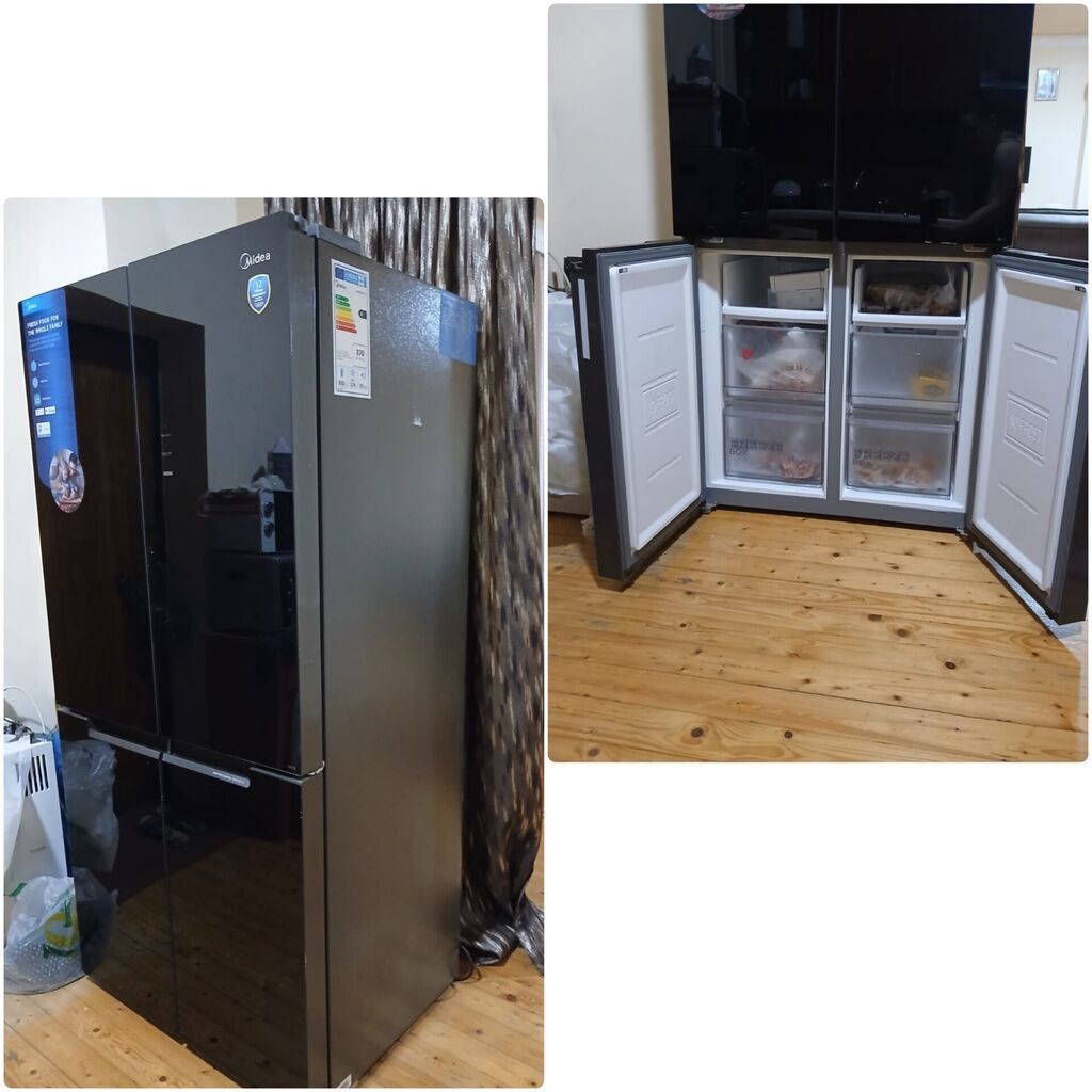 Midea 4 qapılı soyuducu 799 Azn. Tam işləkdir çox az işlənib yeni