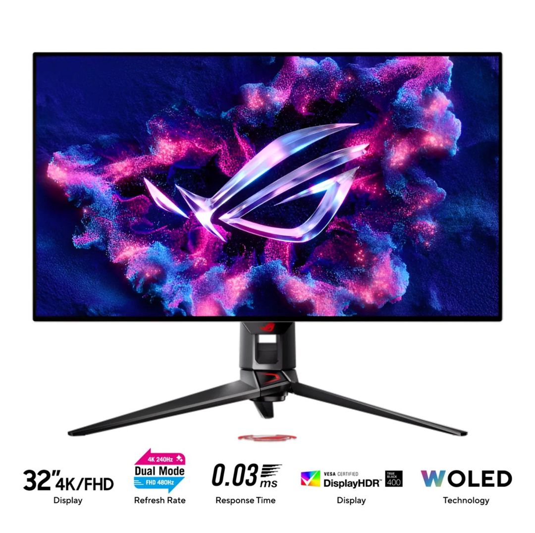 Oyun monitoru ASUS ROG Swift PG32UCDP 32" FHD 480Hz, 4K 240Hz OLED — Elektronika, Bakı