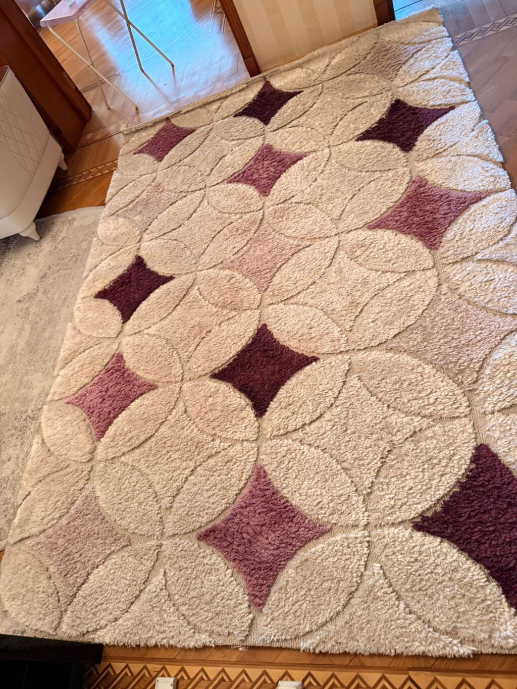 Merinos tuklu xalça — 2×3 m, yeni