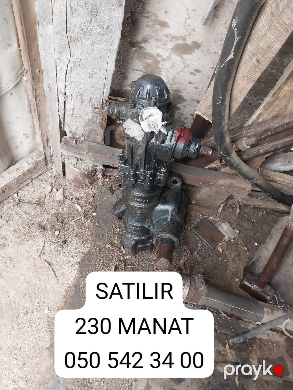 Merdəkanda yerləşən ağır texnika üçün mexaniki hidravlik nasos/çəki — Su nasosu, Digah (2)