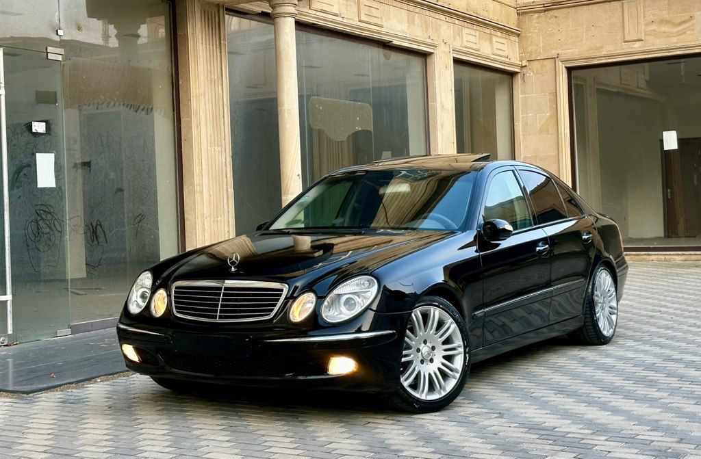 Mercedes E 320, 3.2 L, 2003 il, 304 000 km — Avtomobillər, Bakı (2)