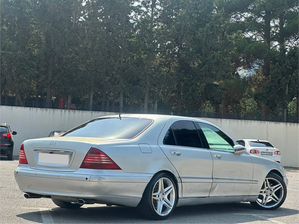 Mercedes S 320, 3.2 L, 2000 il, 400 000 km — Avtomobillər, Sumqayıt (5)