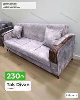 Tək divan – 210 sm - Mexanizm: açılan, bazalı (alt hissədə saxlama — Мебель