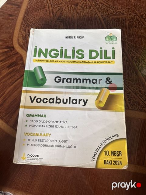 Məhsul: İngilis Dili – Grammar & Vocabulary (Nərgiz R. Nəcəf)
