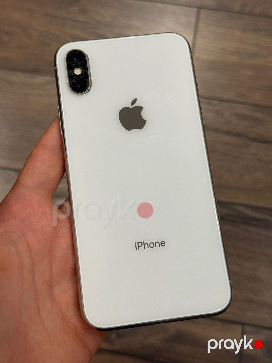 Apple iPhone X Silver 64GB/3GB — Mallar, Bakı (2)