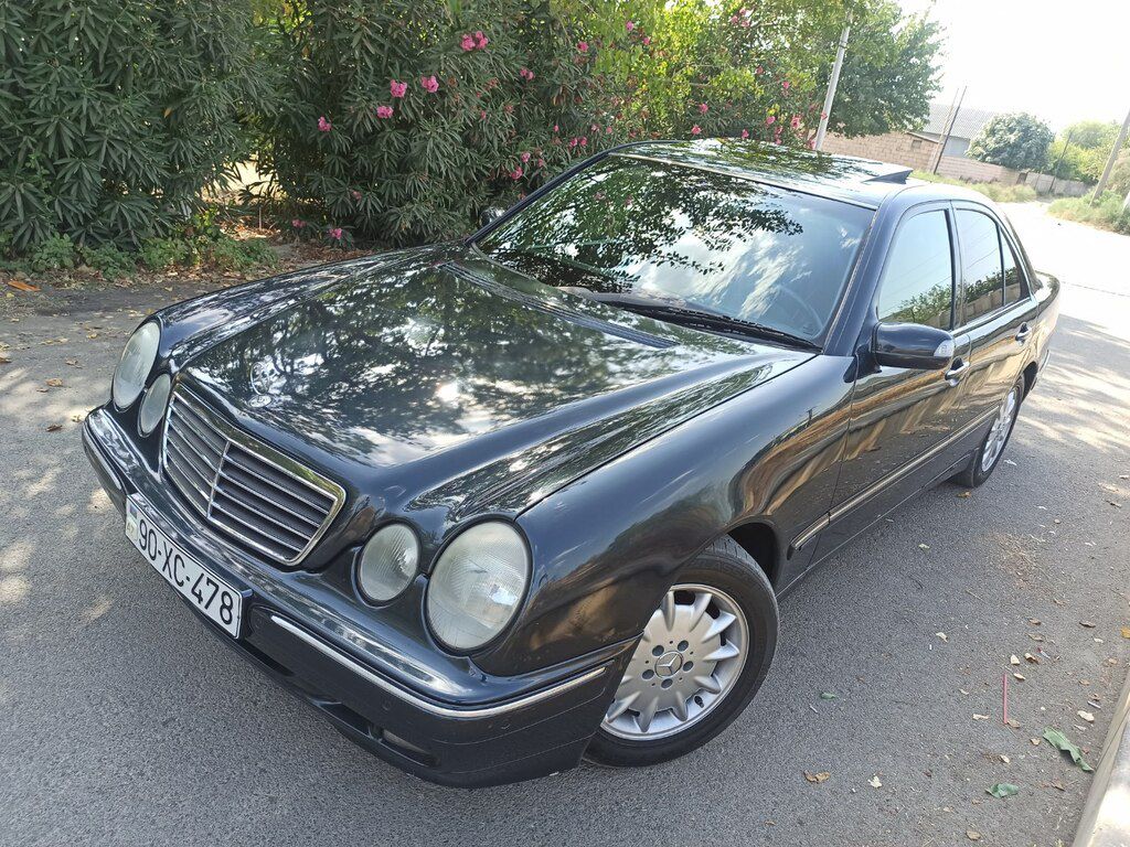 Mercedes E 270, 2.7 L, 1999 il, 444 440 km — Avtomobillər, Neftçala (3)
