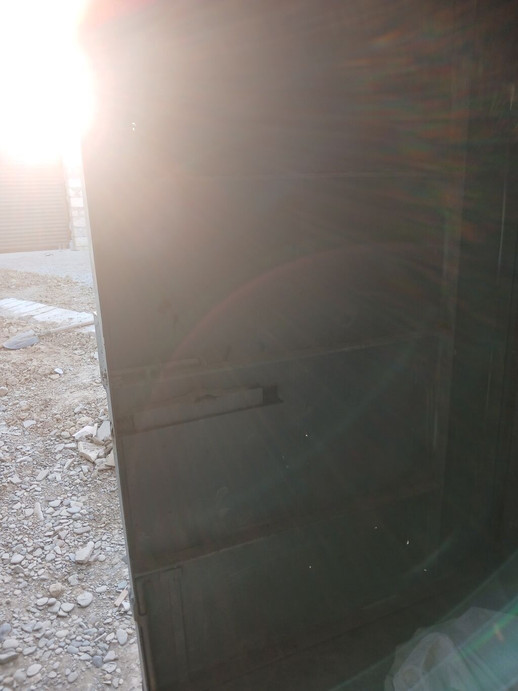 Metal ikiqat darvaza qalın ağır darvazadı problemi yoxdu 2.55 eni 2.7 — Mallar, Bakı (4)
