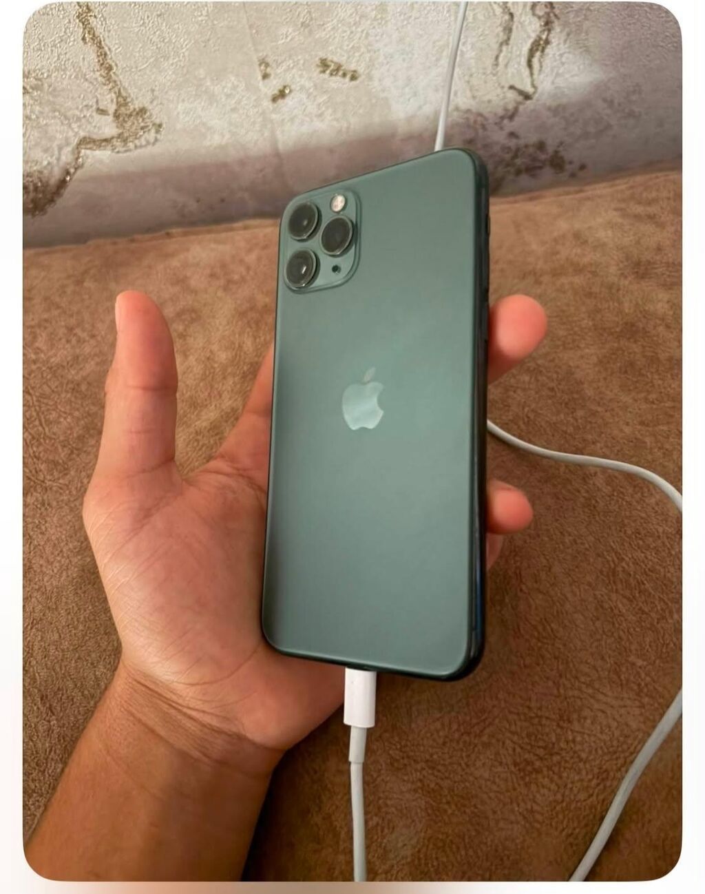 IPhone 11 Pro, 64 GB, Matte Midnight Green, Simsiz şarj — Apple iPhone, Quba