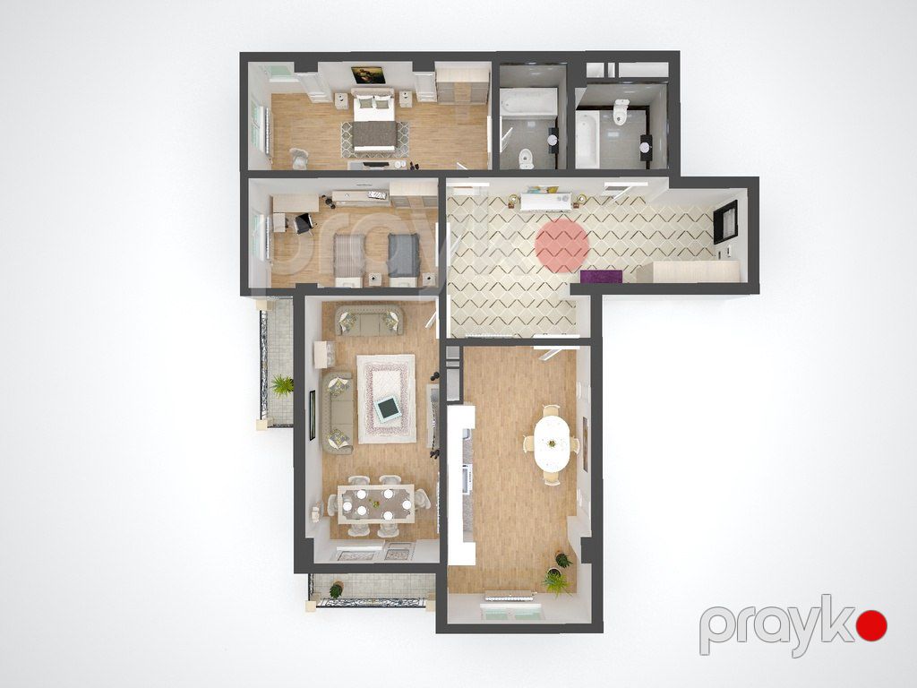 Satılır 3 otaqlı yeni tikili 137 m² — Mənzil, Bakı (10)
