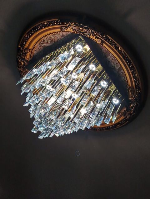 Çılçıraq, 10 və daha çox lampa, Metal