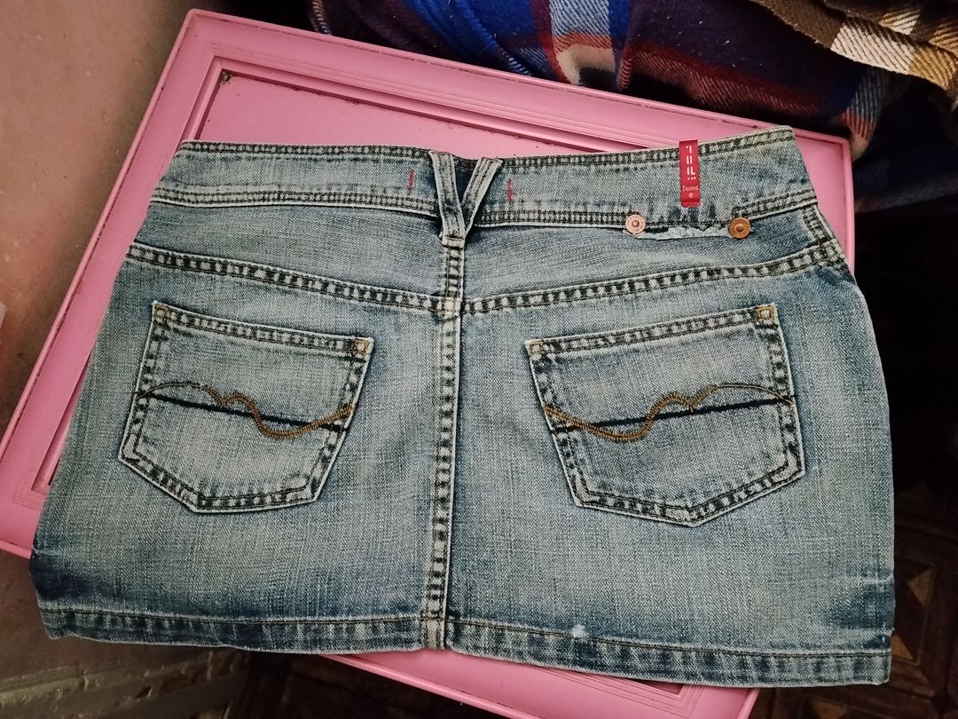 Qadın denim mini cəkəti, 28 razmer — Şalvar və şortlar, Bakı (2)
