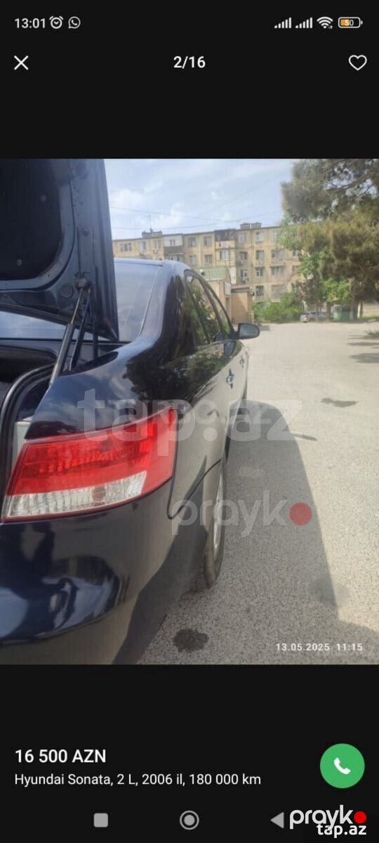 Hyundai Sonata, 2006 il — Avtomobillər, Bakı (5)