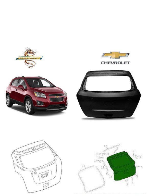 "Chevrolet Trax 2015" arxa baqajı — Ehtiyat hissələri və aksesuarlar, Bakı
