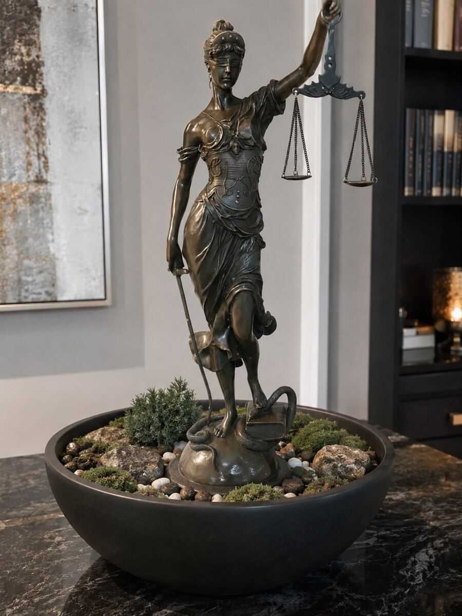 Bürünc heykəlcik Lady Justice (Themis) — Mallar, Bakı