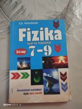 Məhsul: “Fizika: sual və məsələlər 7–9” (S.Q. Abdullayev), 2-ci nəşr — Mallar