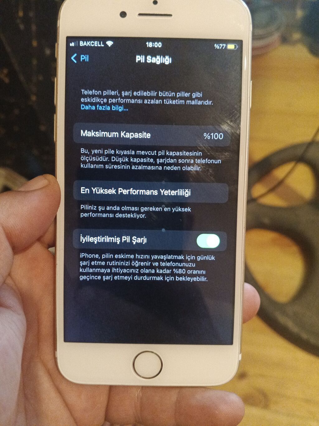 IPhone 7, 32 GB, Qızılı, Barmaq izi, Face ID — Apple iPhone, Tovuz (4)