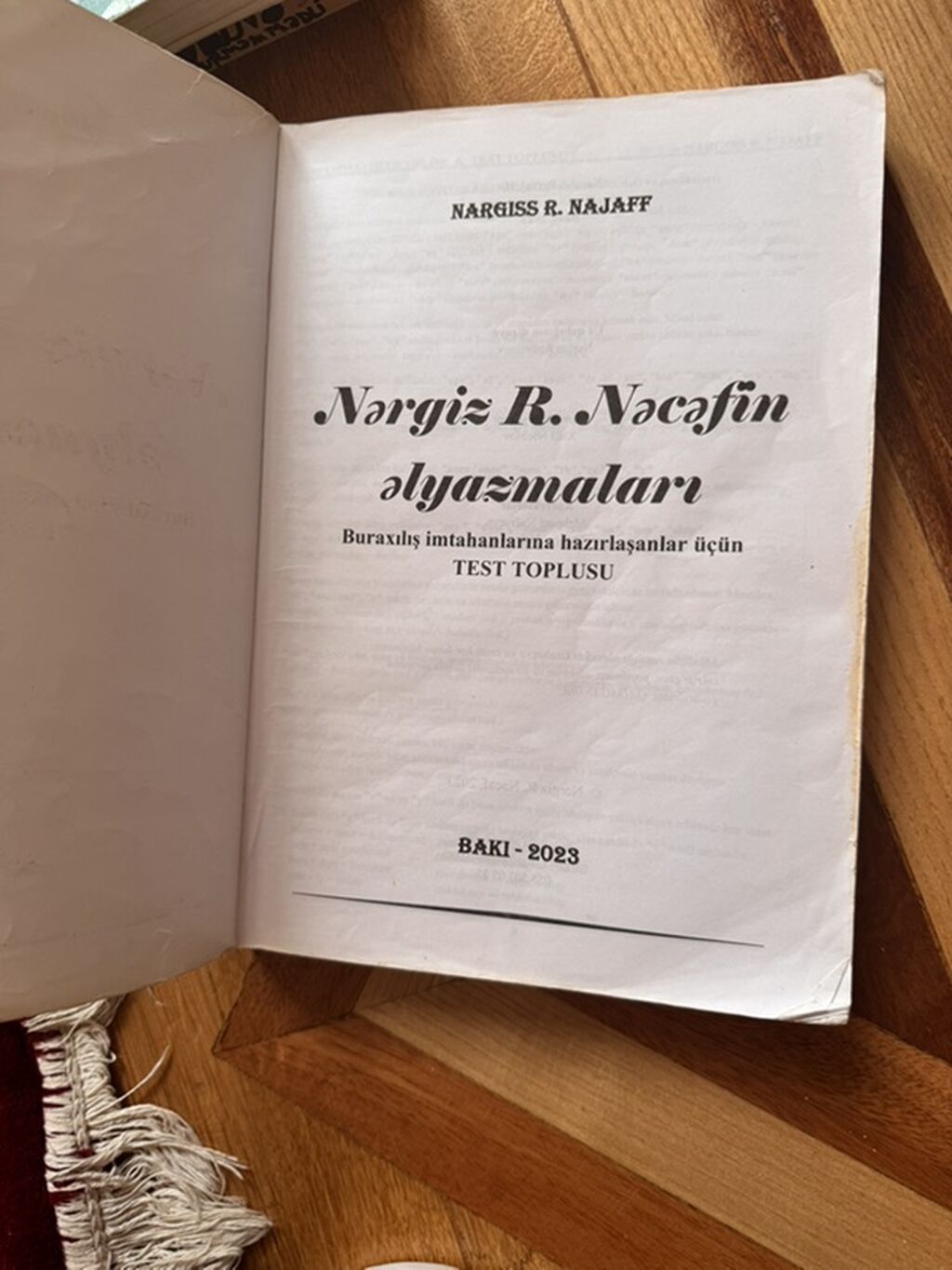 Məhsul: “English – Qrammatik qeydlər və test toplusu (I hissə)” — Kitablar və jurnallar, Bakı (2)