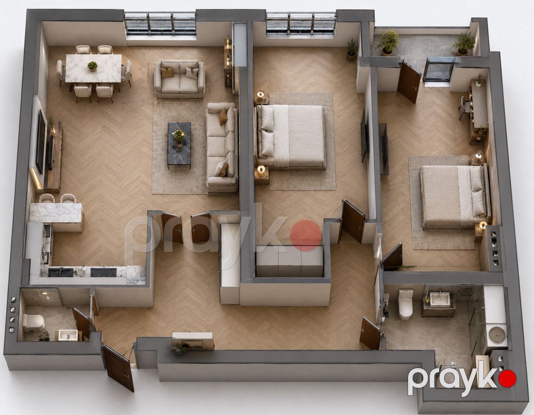 Satılır 3 otaqlı yeni tikili 113 m² — Mənzil, Bakı (12)