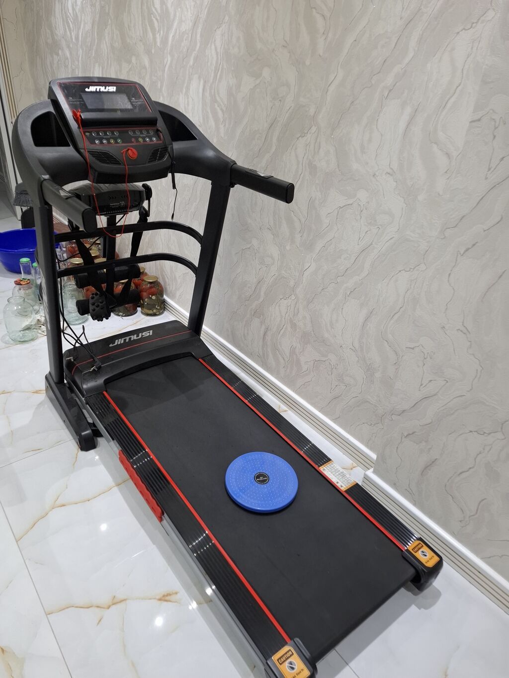JIMUSI qaçış trenajoru - Güclü elektrikli treadmill, evdə kardio və — İdman və istirahət, Masazır (3)
