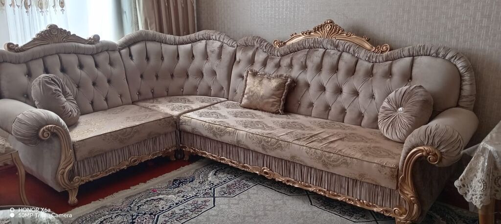 Künc divan, İşlənmiş, Açılmayan, Vеlur parça, Çatdırılma yoxdur