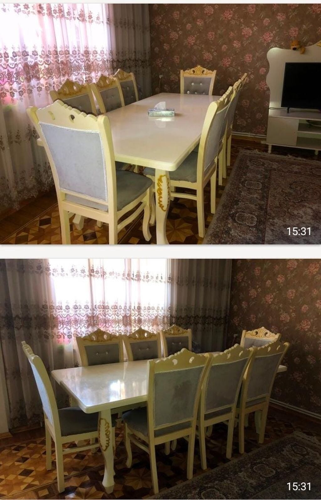 Masa desti satılır 8 /12 nəfərlik yaxşı veziyyetde problmi yoxdr masa — Mebel, Mehdiabad