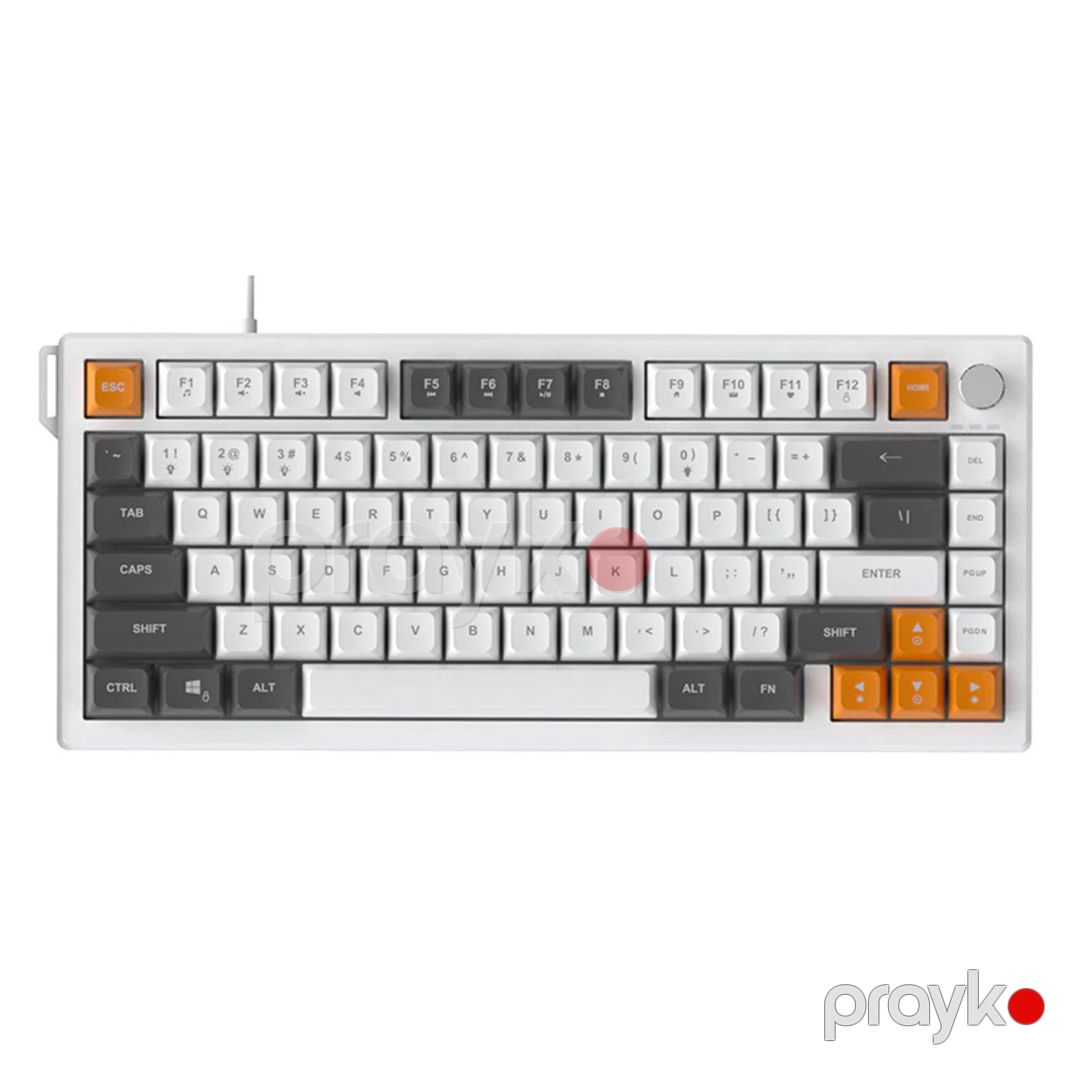 Ajazz AF82 Gray White Orange — Elektronika, Bakı (3)