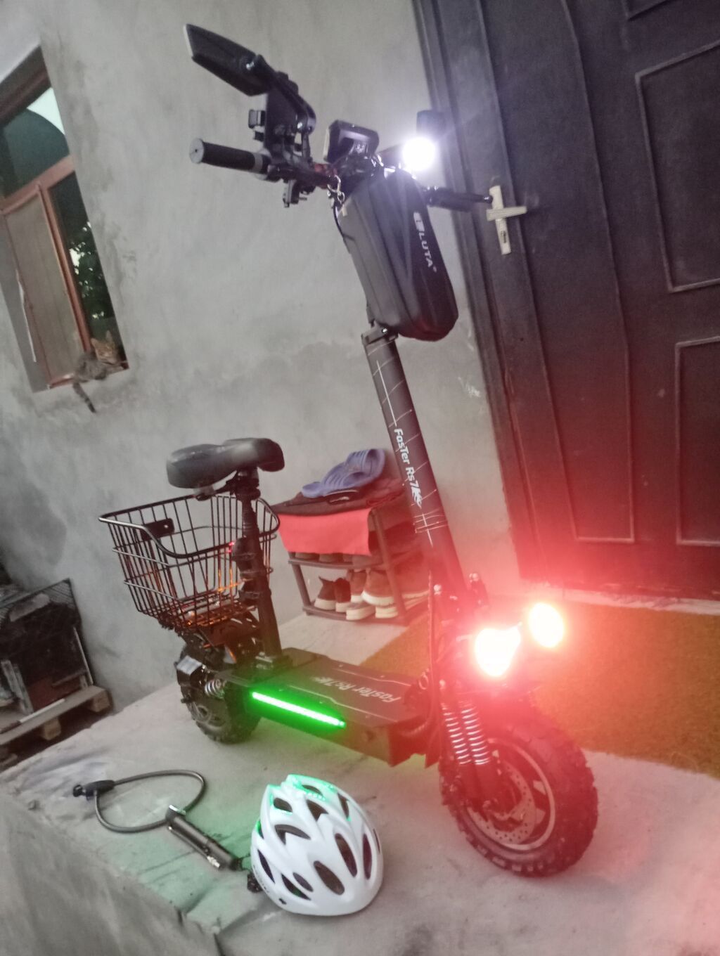 Yeni Skuter FasTer Rs7 Elektrik skuter – şəhər və off-road üçün — Mallar, Bakı (6)
