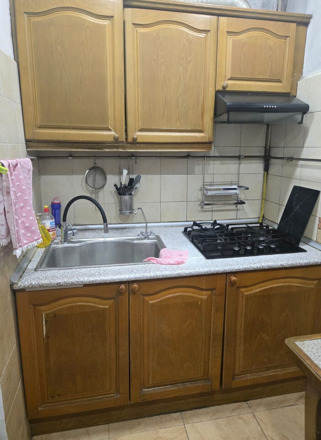 Mətbəx mebeli dəsti - Material: təbii ağacdan (açıq qəhvəyi rəngli — Mebel, Bakı (2)