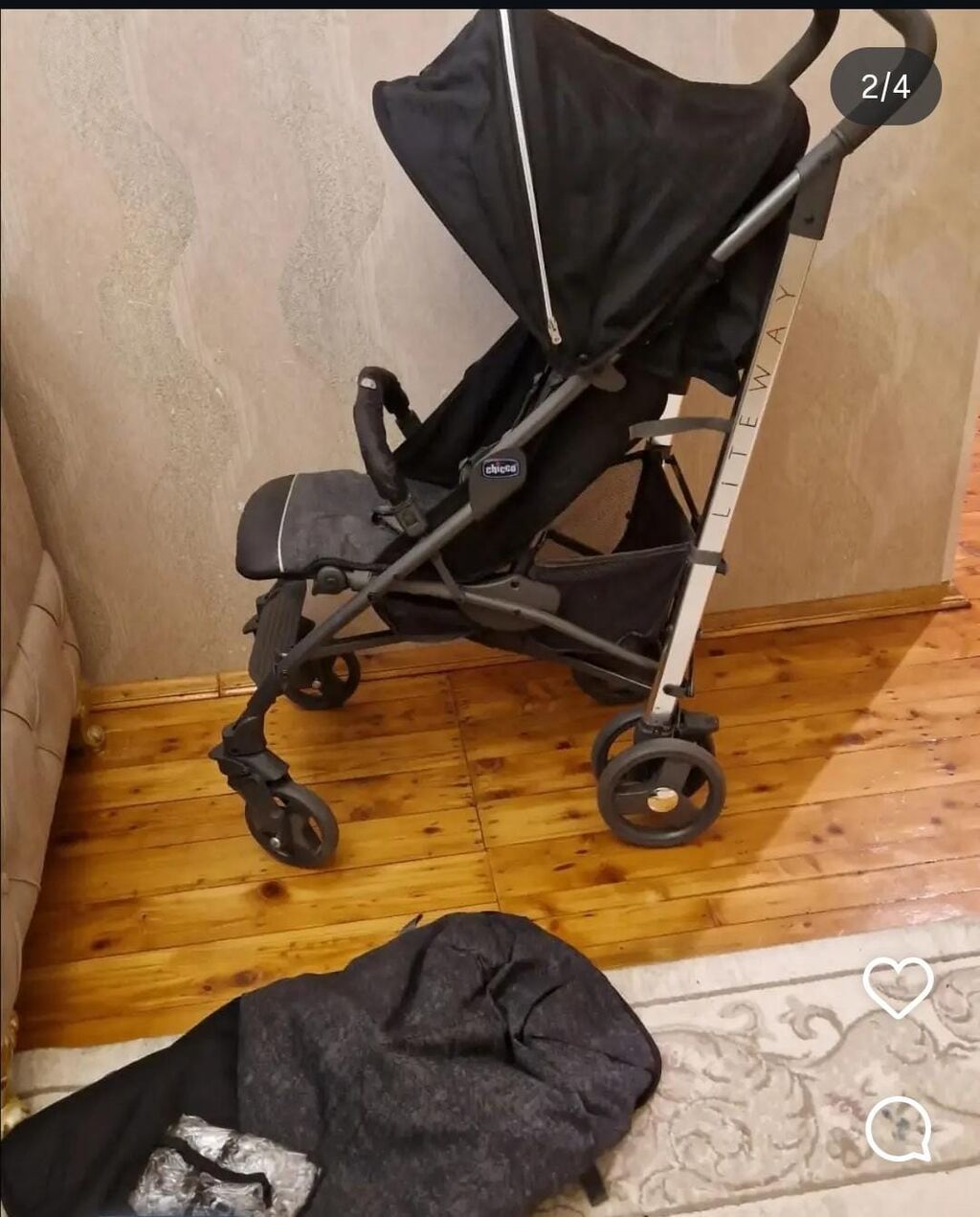 Chicco liteway top 3(ən son modeli)satılır 160 azn çox yaxşı